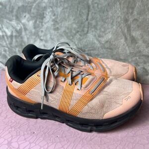 ON Cloudtec Running Shoes Women's 8.5 Peach Orange Lightweight Sneakers